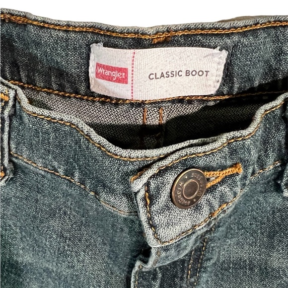 Boys Wrangler Blue Jean/Denim Boot Flex Jeans Size 10 - Picture 4 of 6